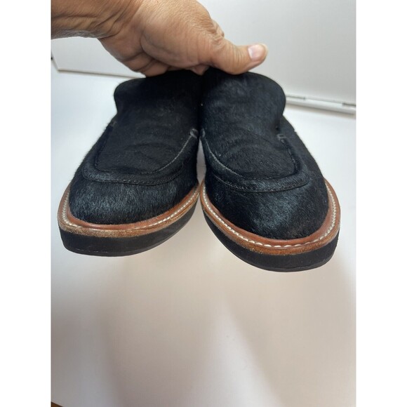 Derek Lam 10 Crosby Dana Black Calf Hair Slip On Loafers Sz 9 - Picture 6 of 10